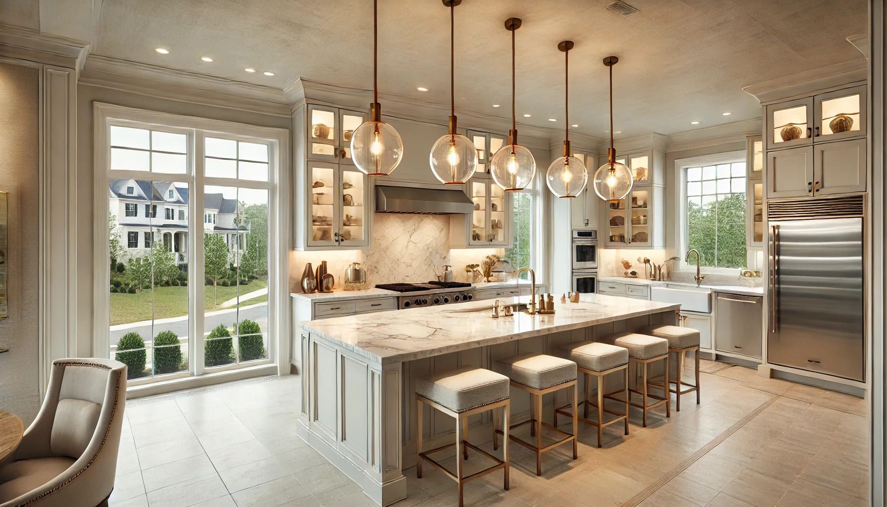 A woman in a green shirt is laughing with her mouth open in northern virginia