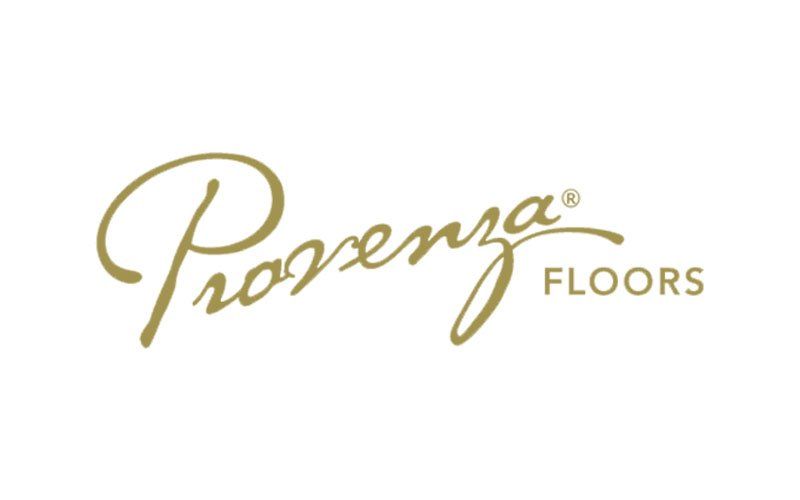 A logo for provence floors is shown on a white background.