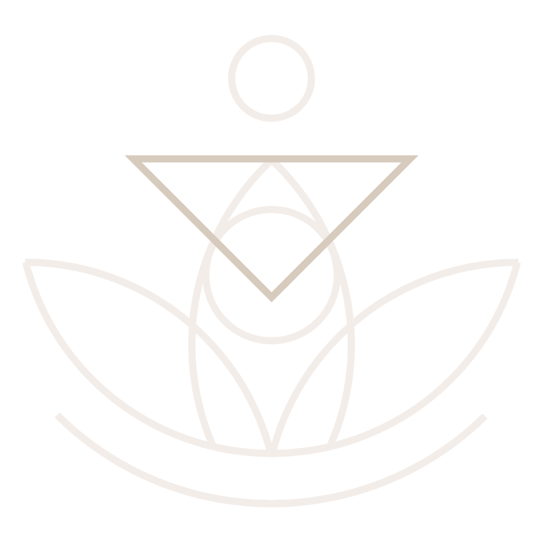 Een tekening van de basis chakra in het midden van een lotusbloem.