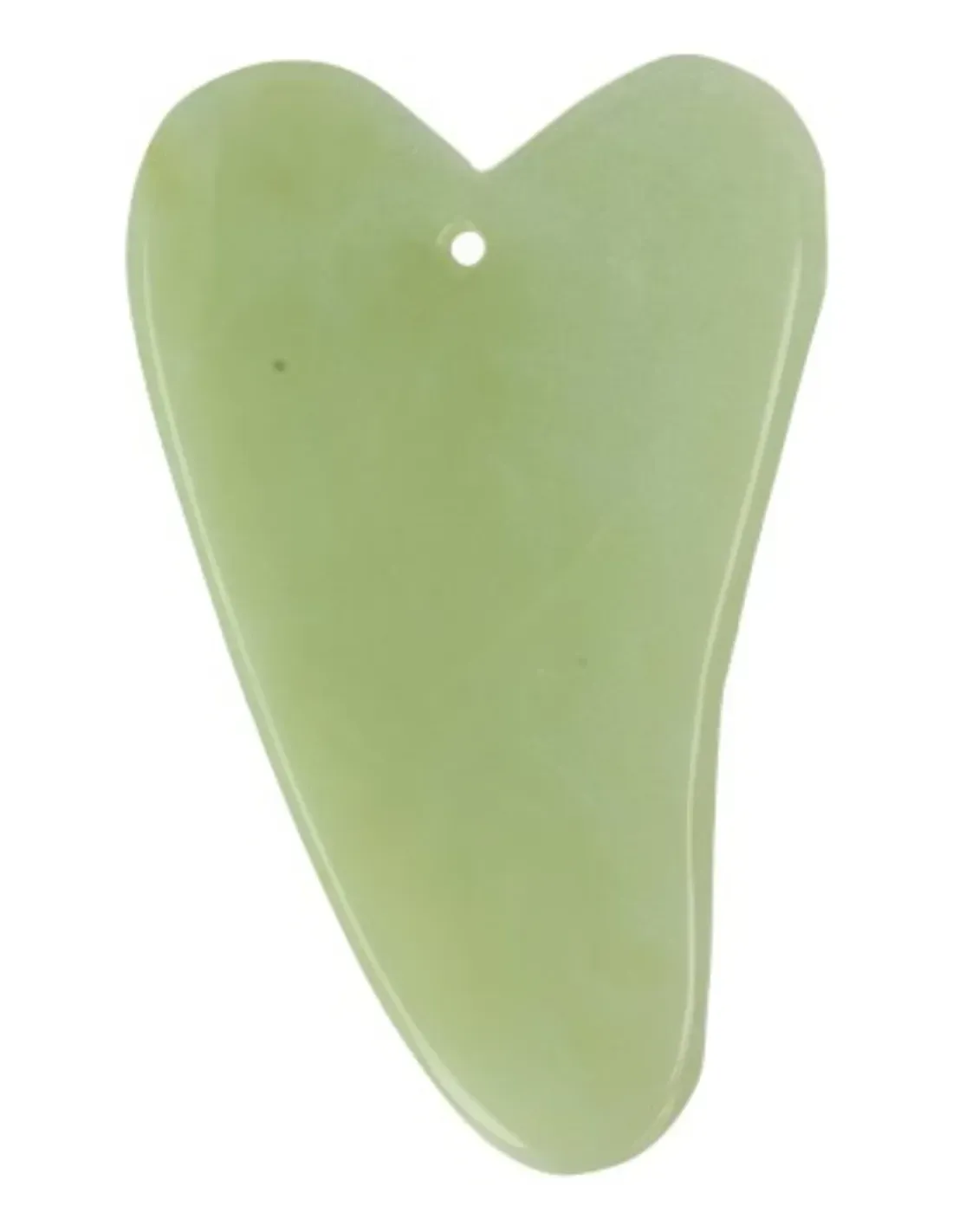 Serpentijn Jade guasha massage schraper hart