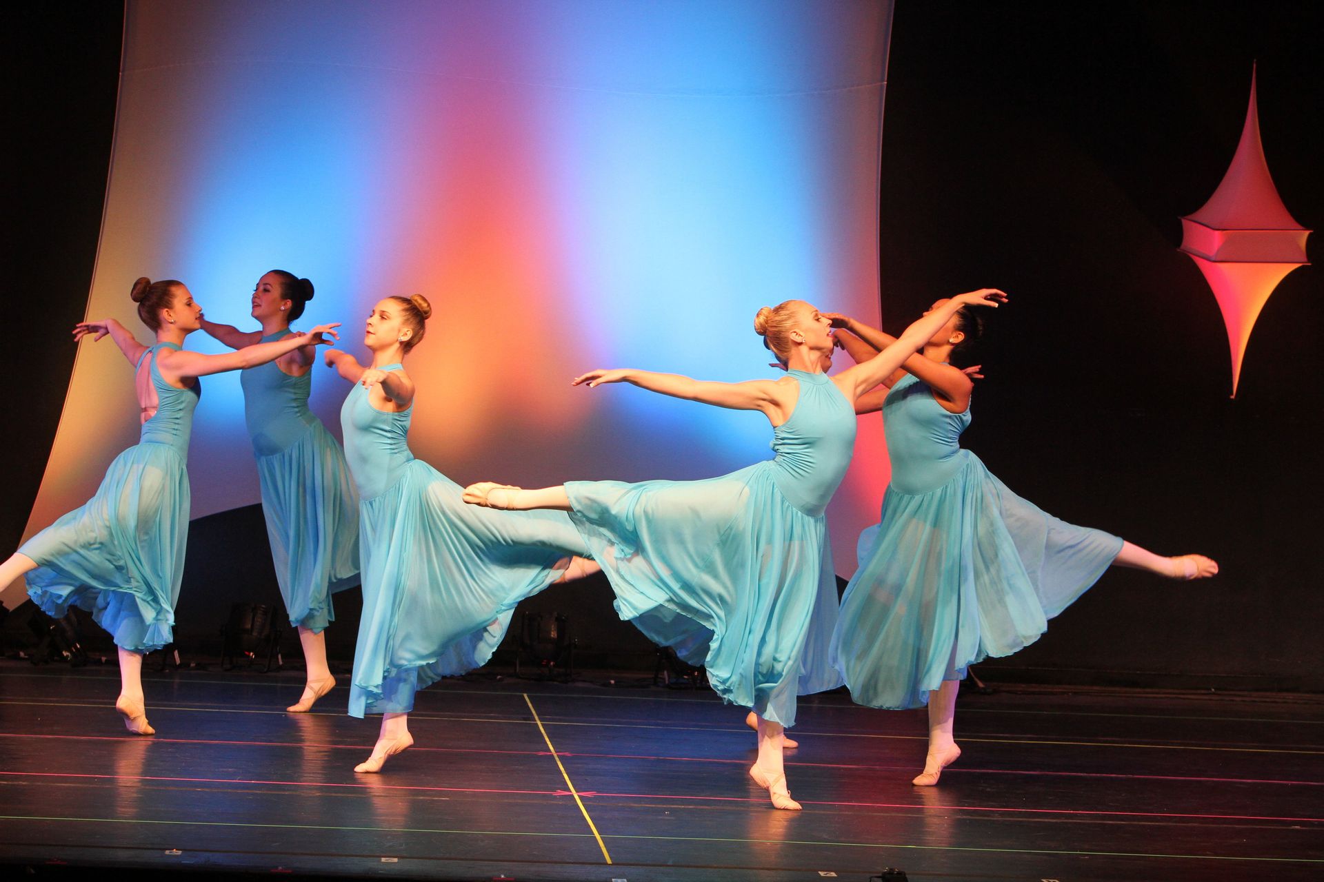 Five Teen Ballerinas at Dance Expression dance arts