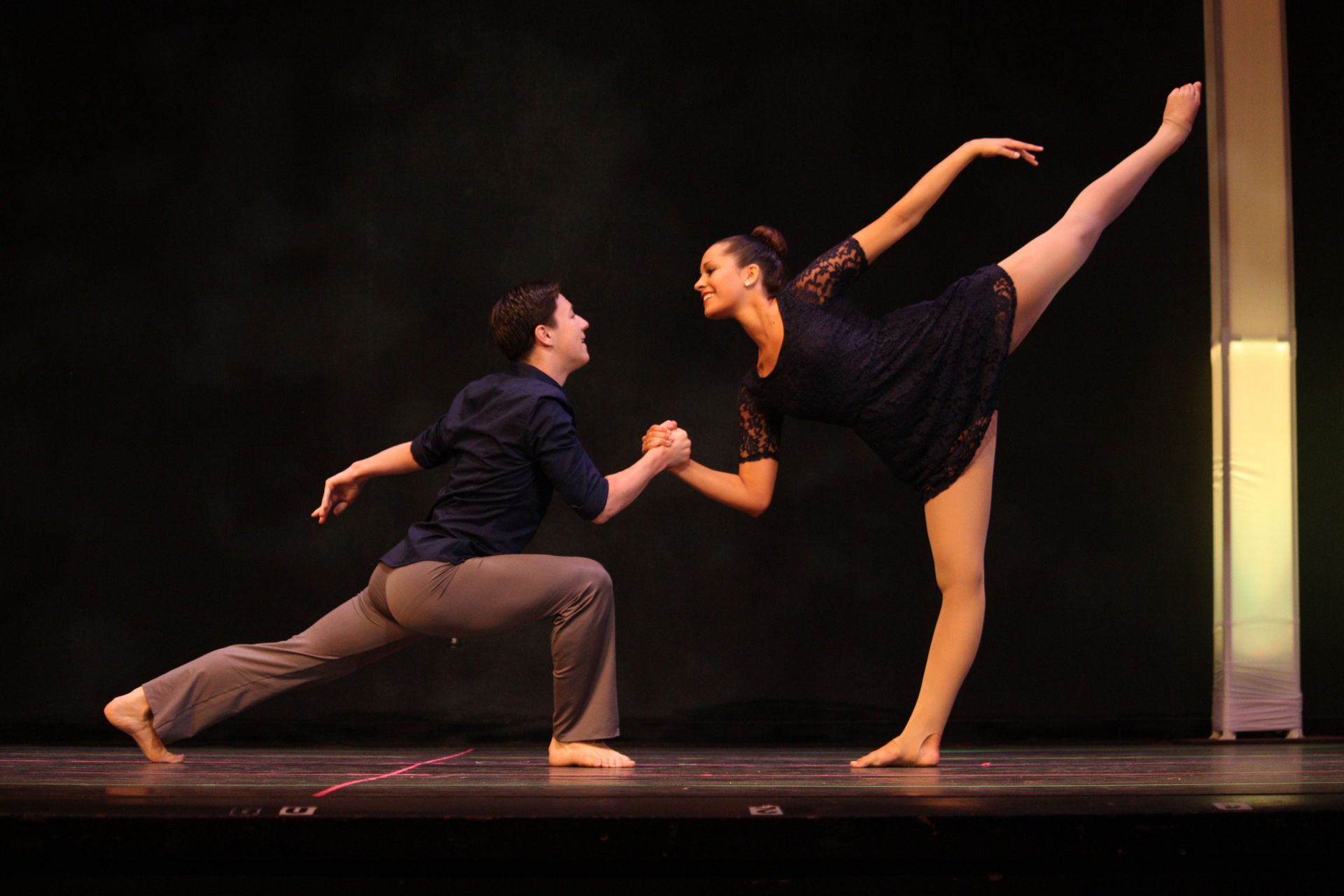Two Lyrical Jazz Performers at Dance Expression dance arts