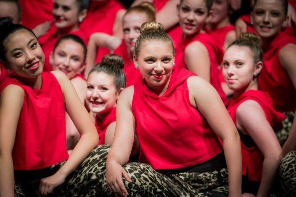 Dancers in Red in Show