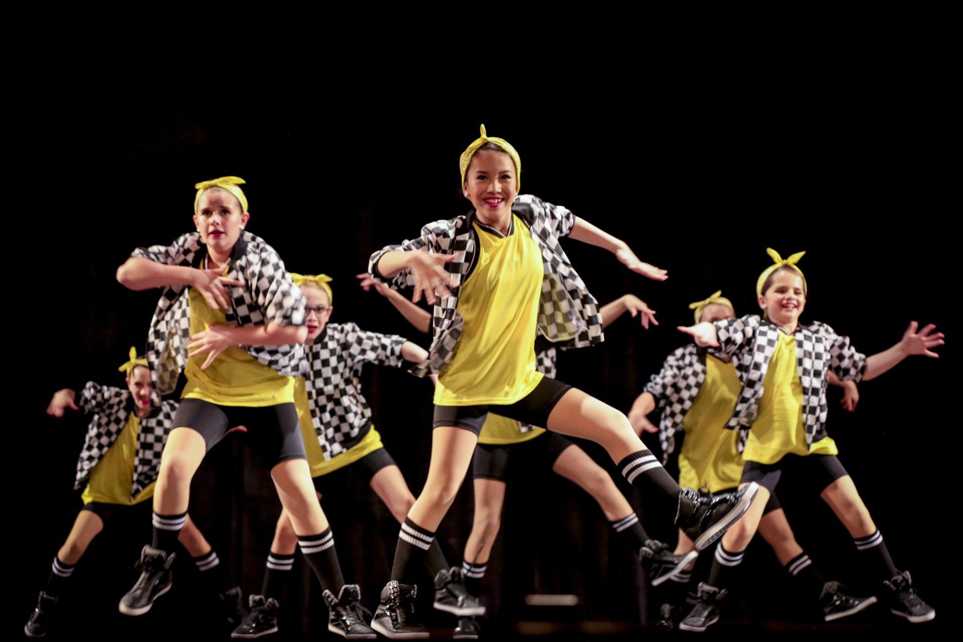 Mid show performance dance expressions