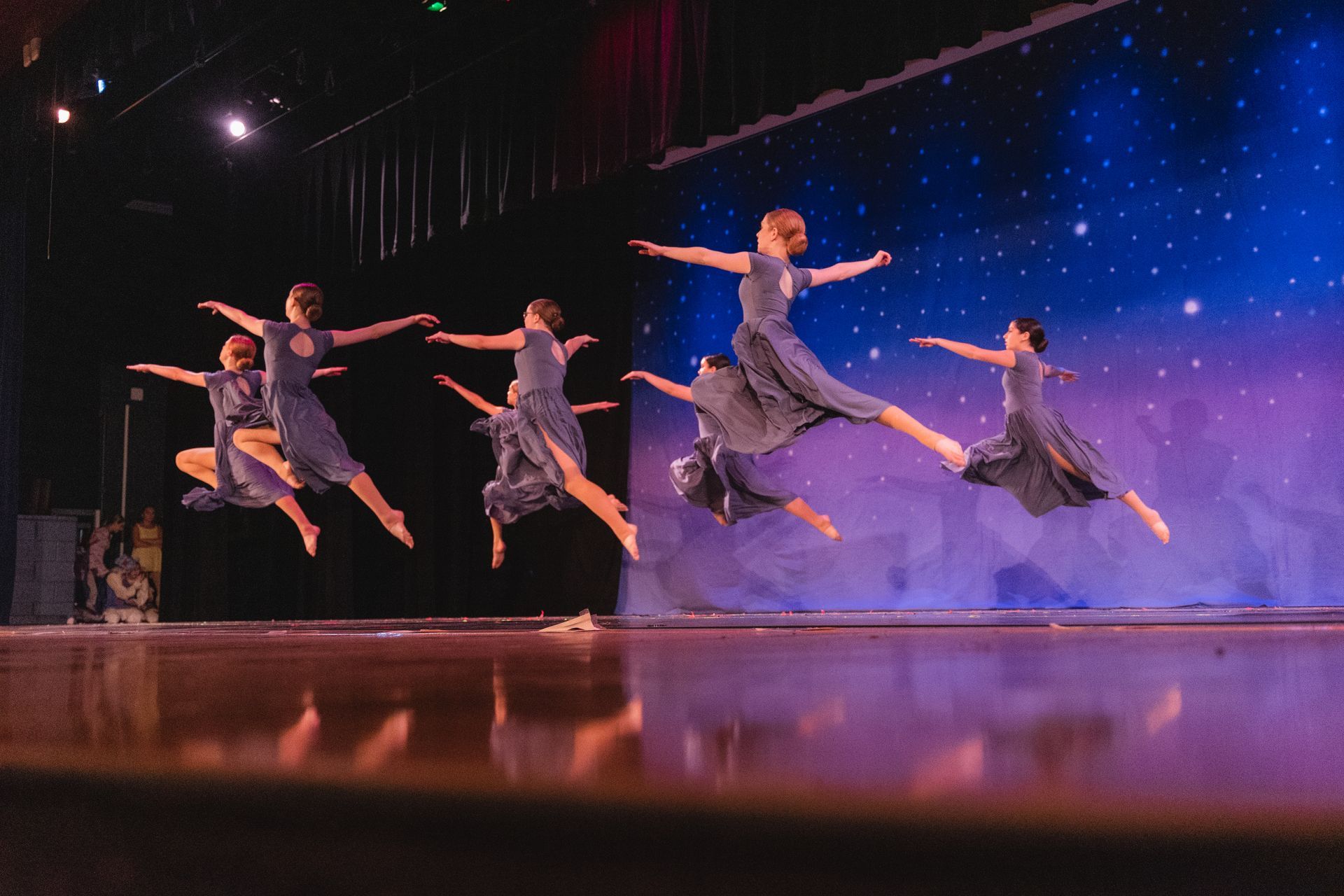 Synchronized Dance Jump