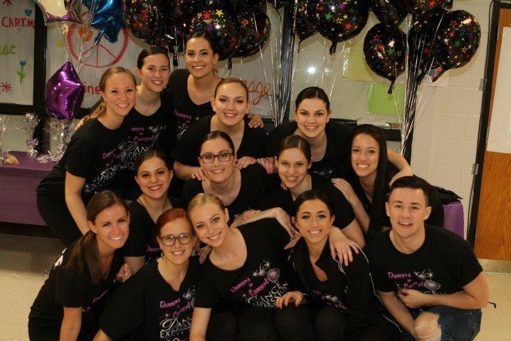 Smiling Dancers taking a Break