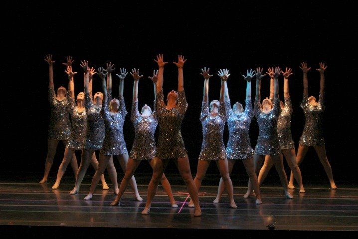 Dancers reaching for the sky