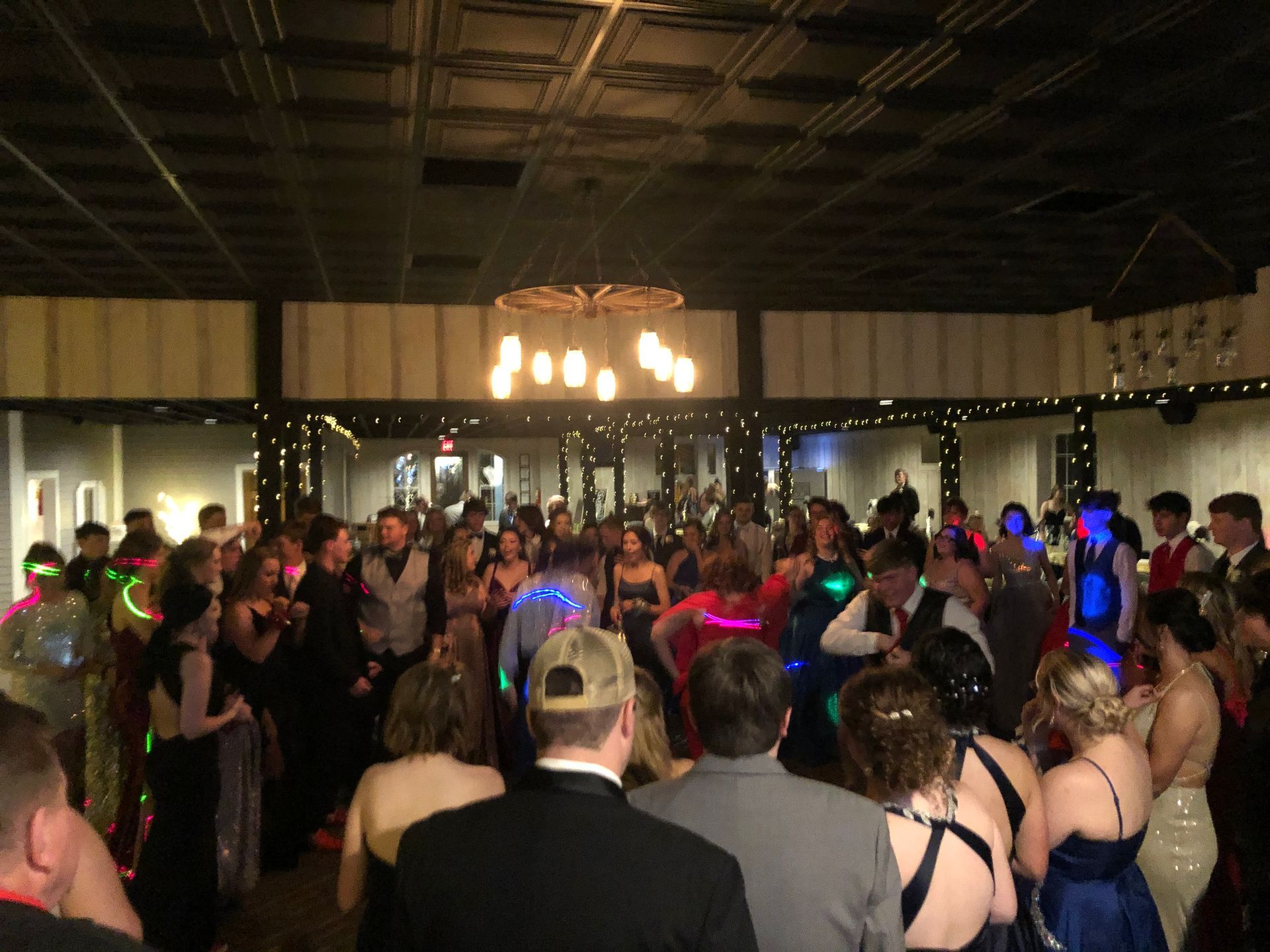 students dancing at prom