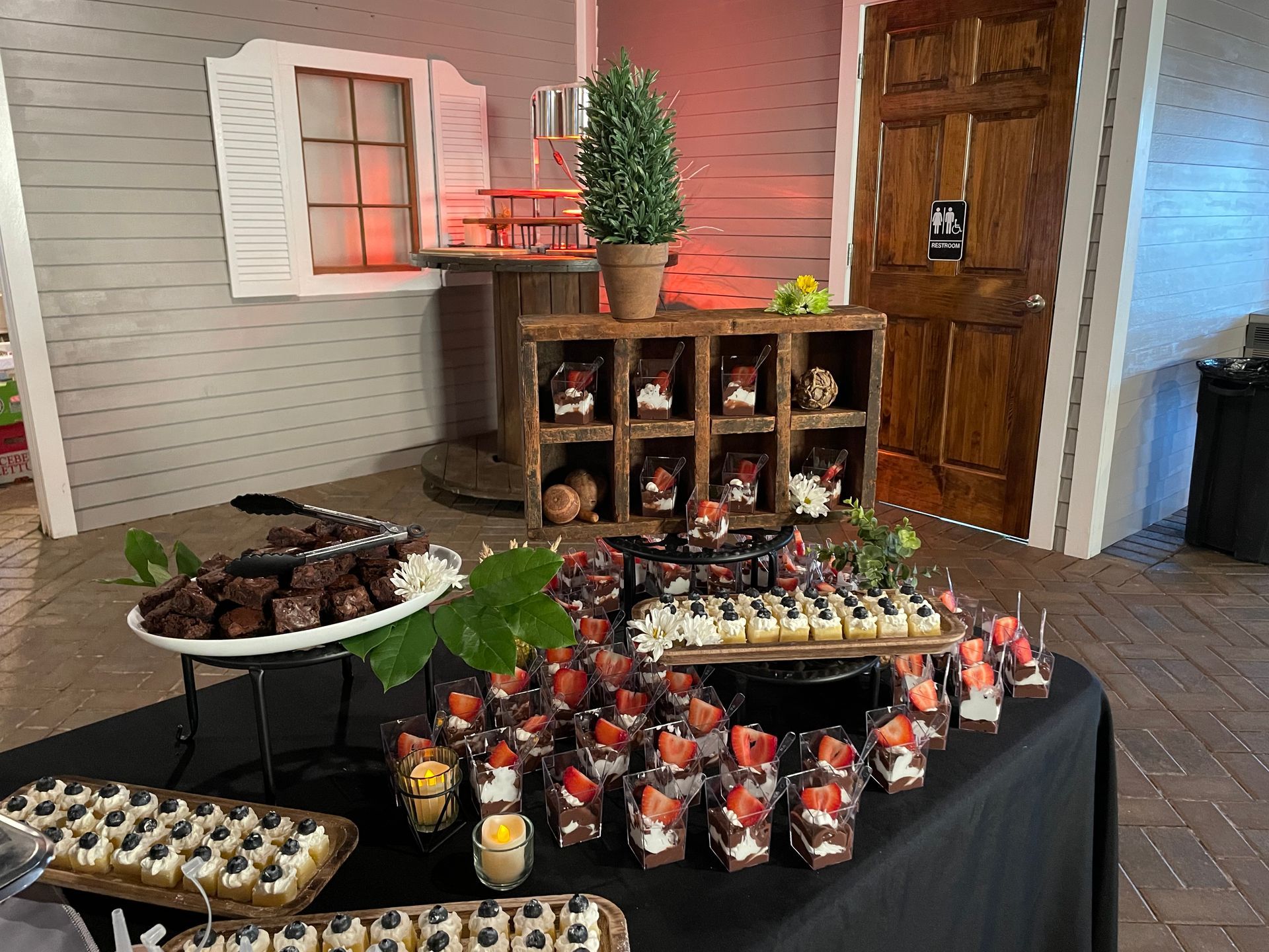 dessert table at venue 912 