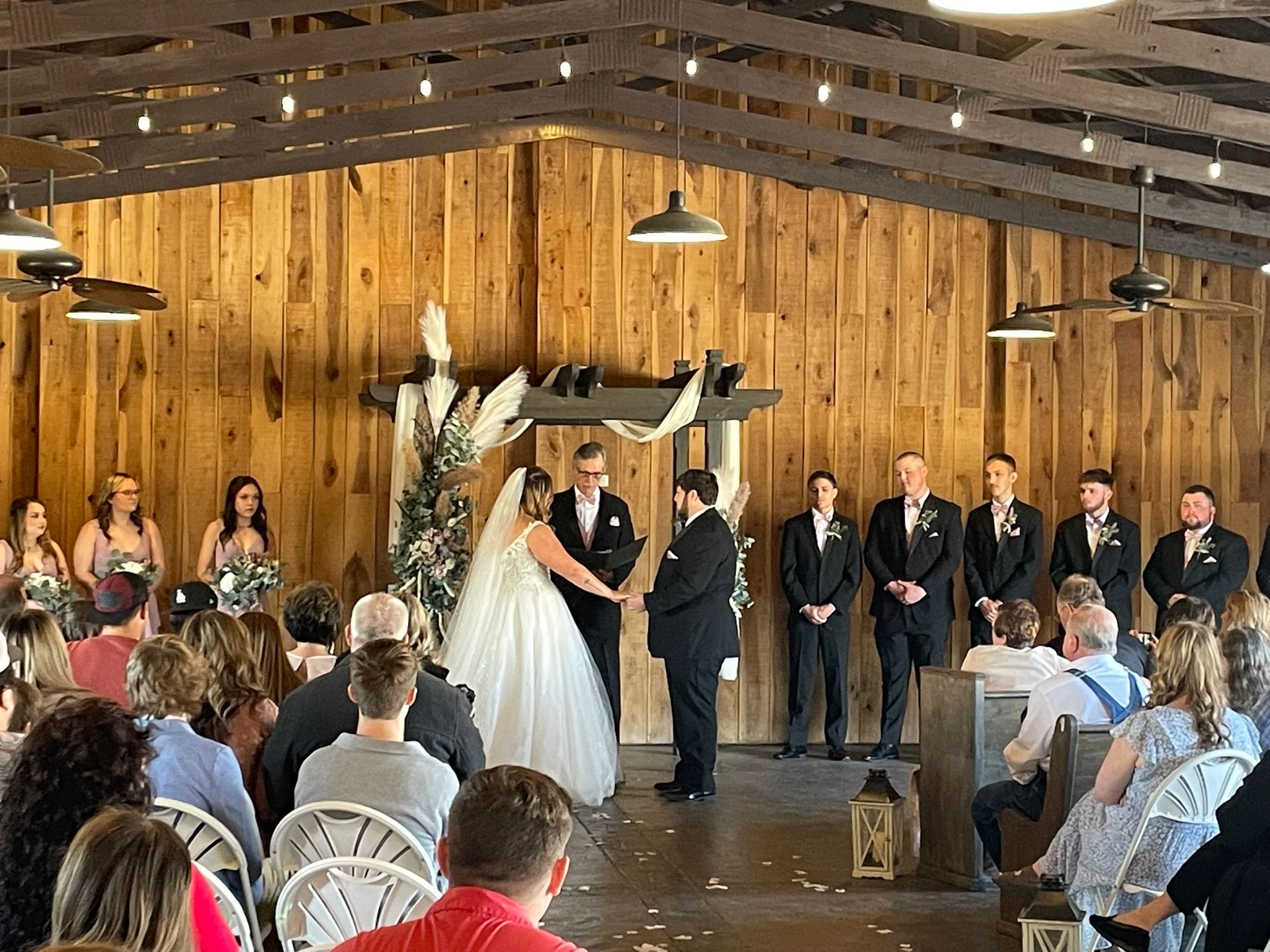 wedding ceremony indoors at venue 912