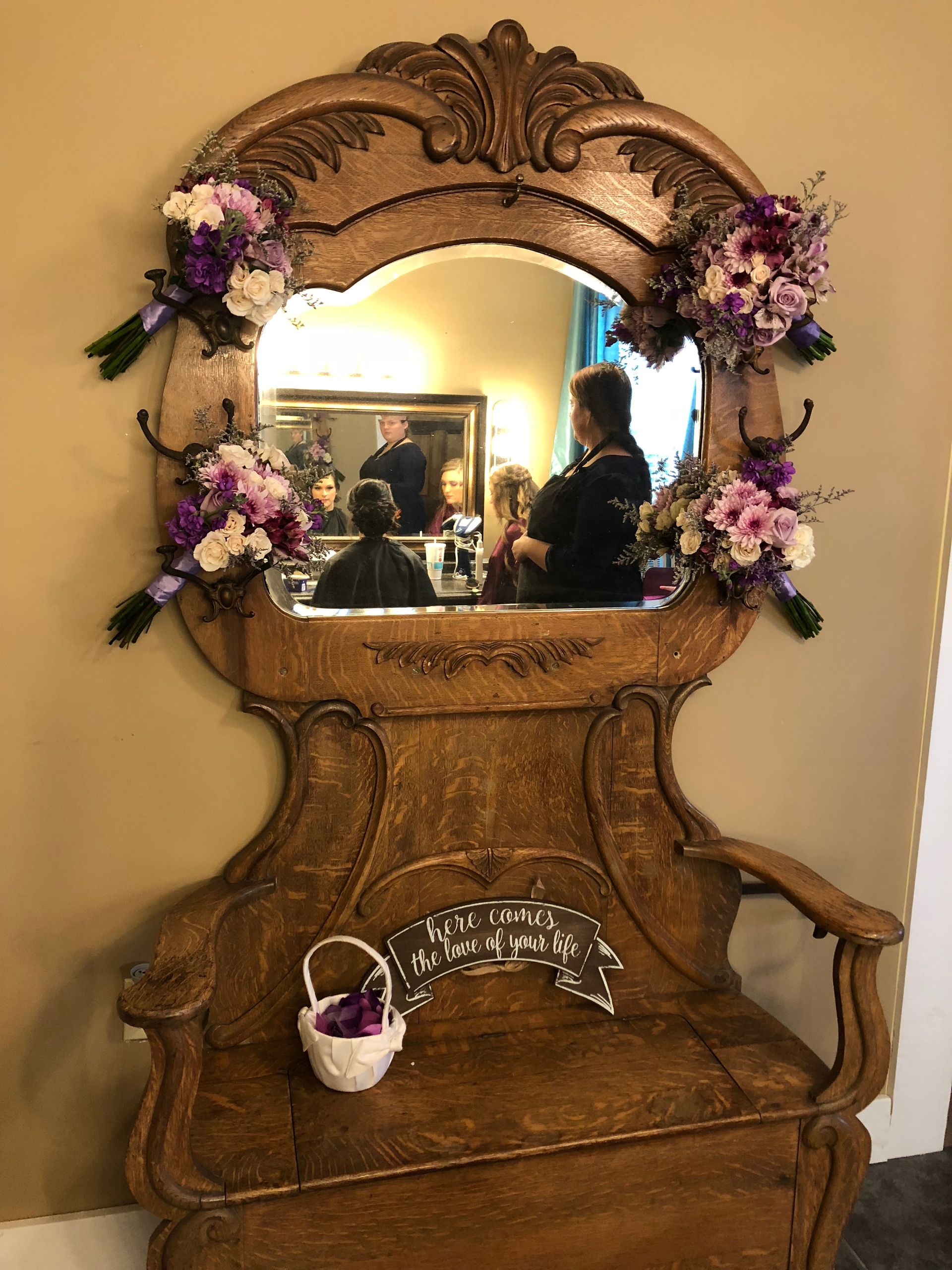 bridal suite at venue 912