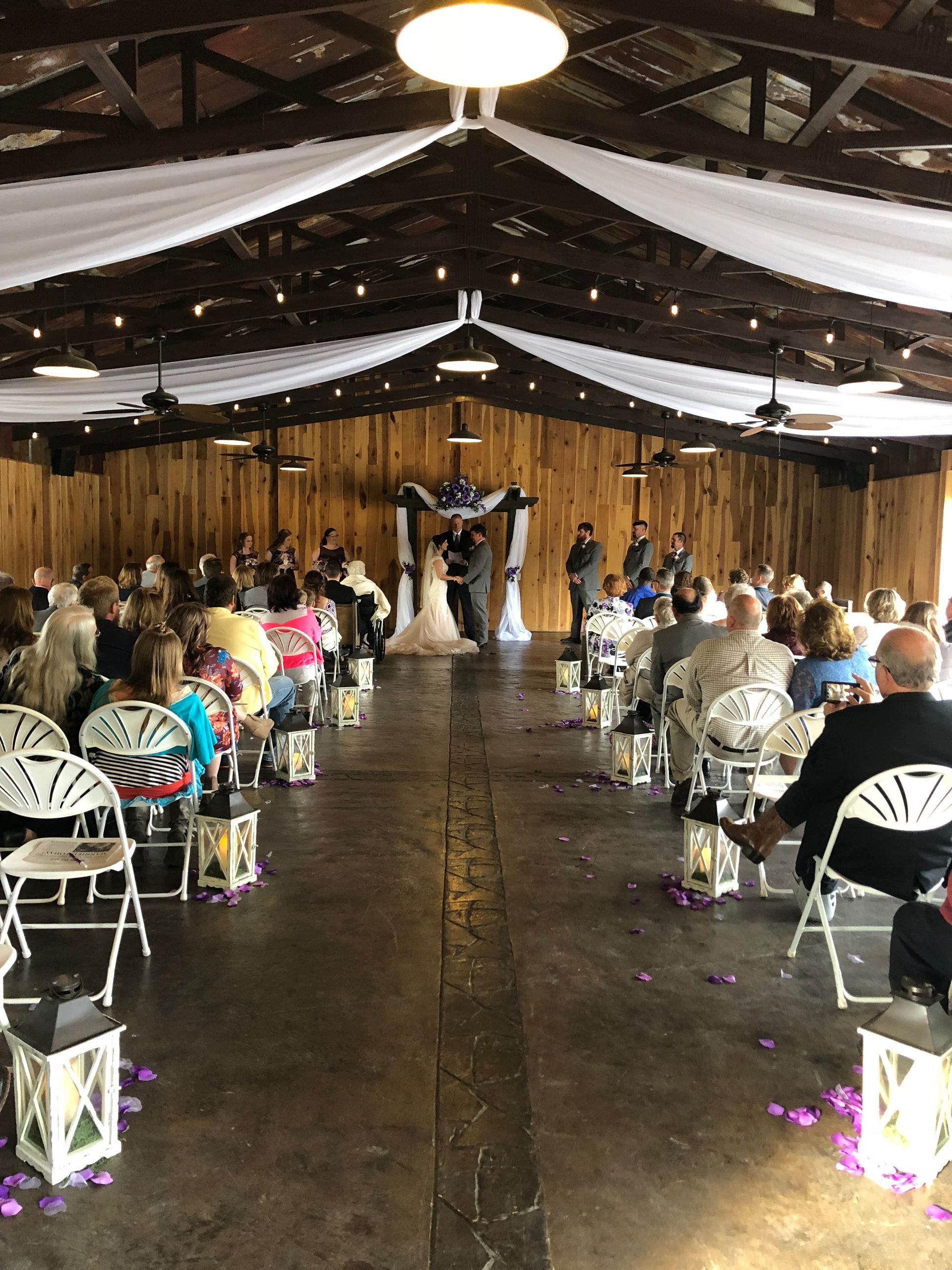indoor wedding ceremony at venue 912