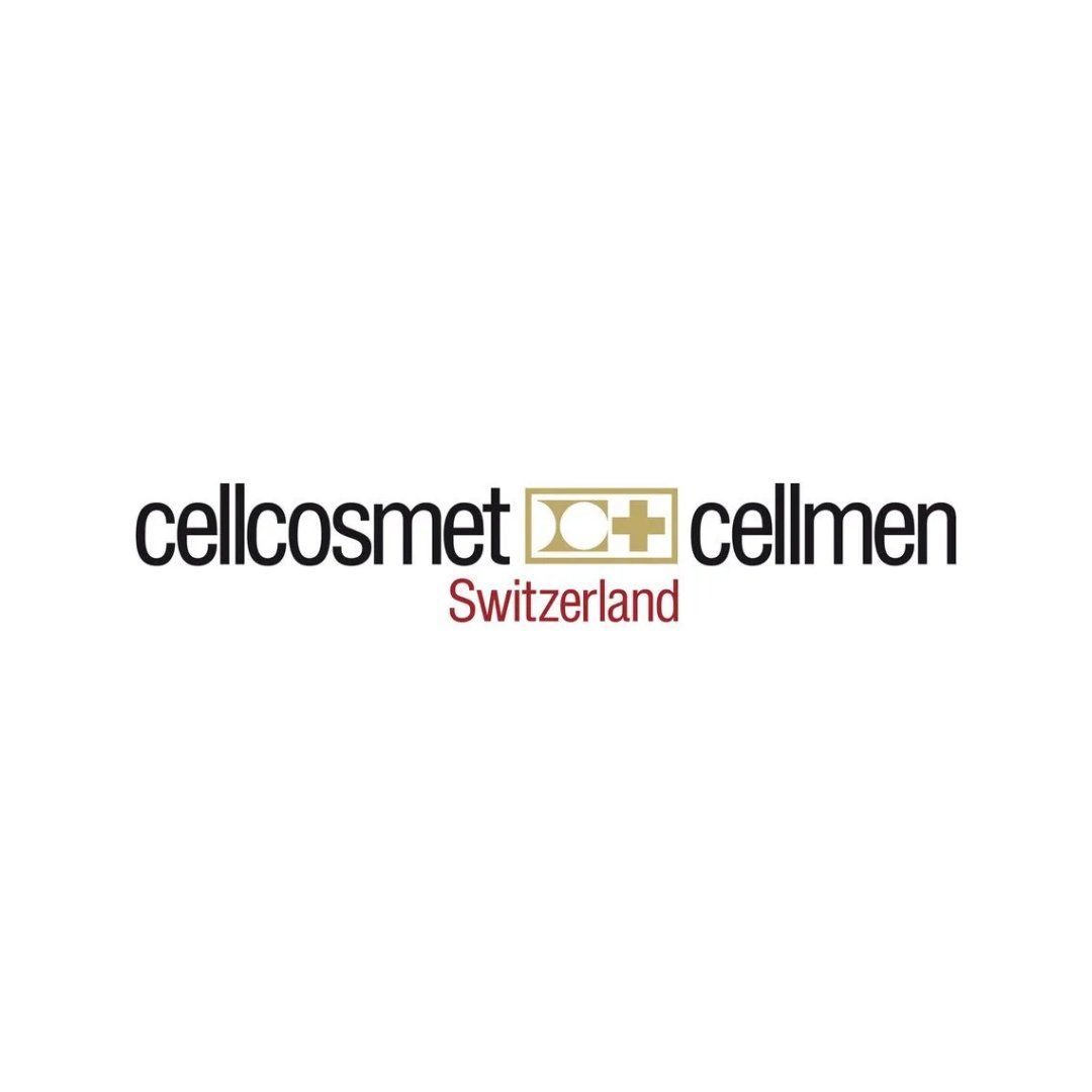 Cellcosmet Cellmen Schweiz Logo auf weißem Hintergrund