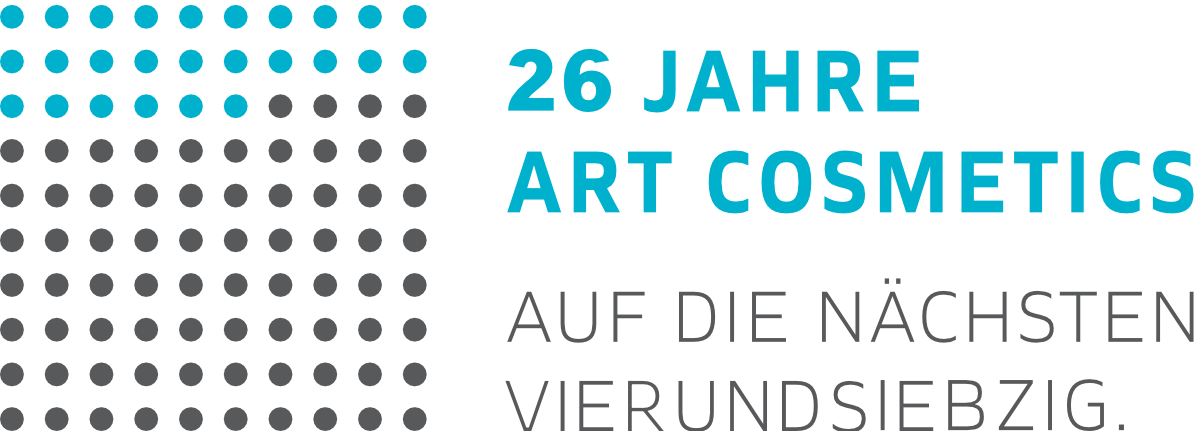 Logo 25 Jahre Art Cosmetics