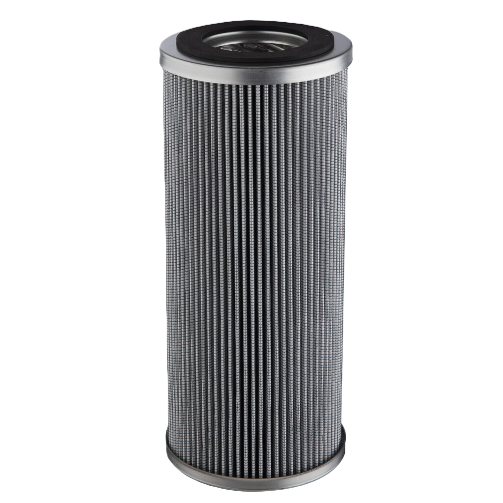 A close up of a filter on a white background.