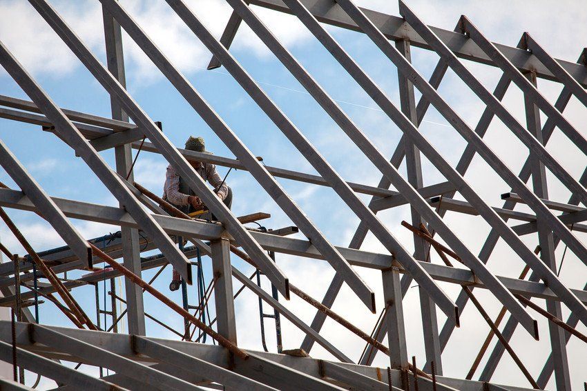 Steel beams for loft