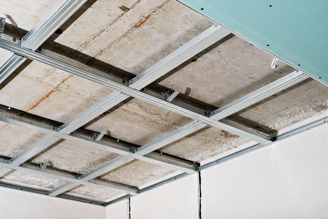 controsoffitto struttura in metallo