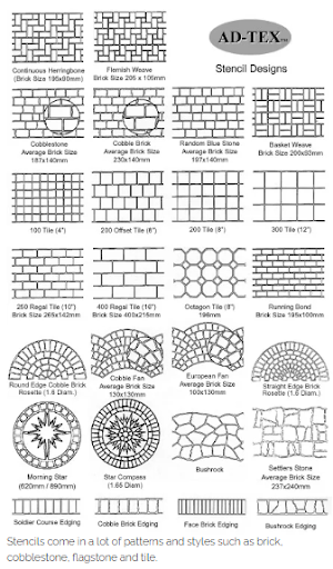 How To Stencil Concrete and What Colours And Patterns Are Available?