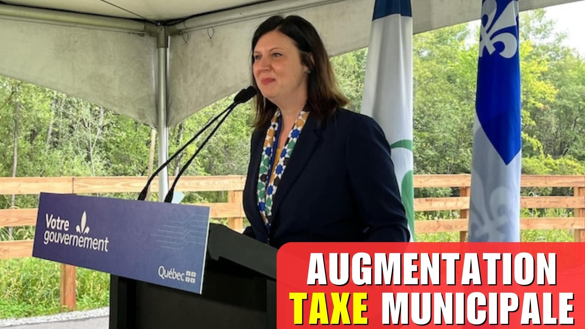 Augmentation de la TAXE MUNICIPALE à Gatineau.