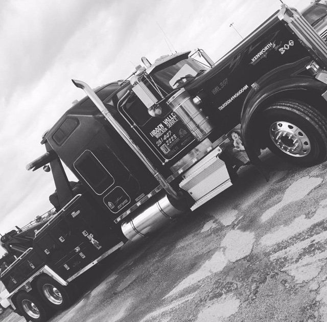 Heavy Duty Vehicle Recovery — Gray scaled Heavy Duty Vehicle in Houston, TX