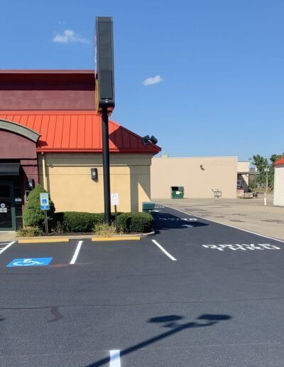 Front Store Parking Area — Canton, OH — Milhoan Asphalt Maintenance Inc