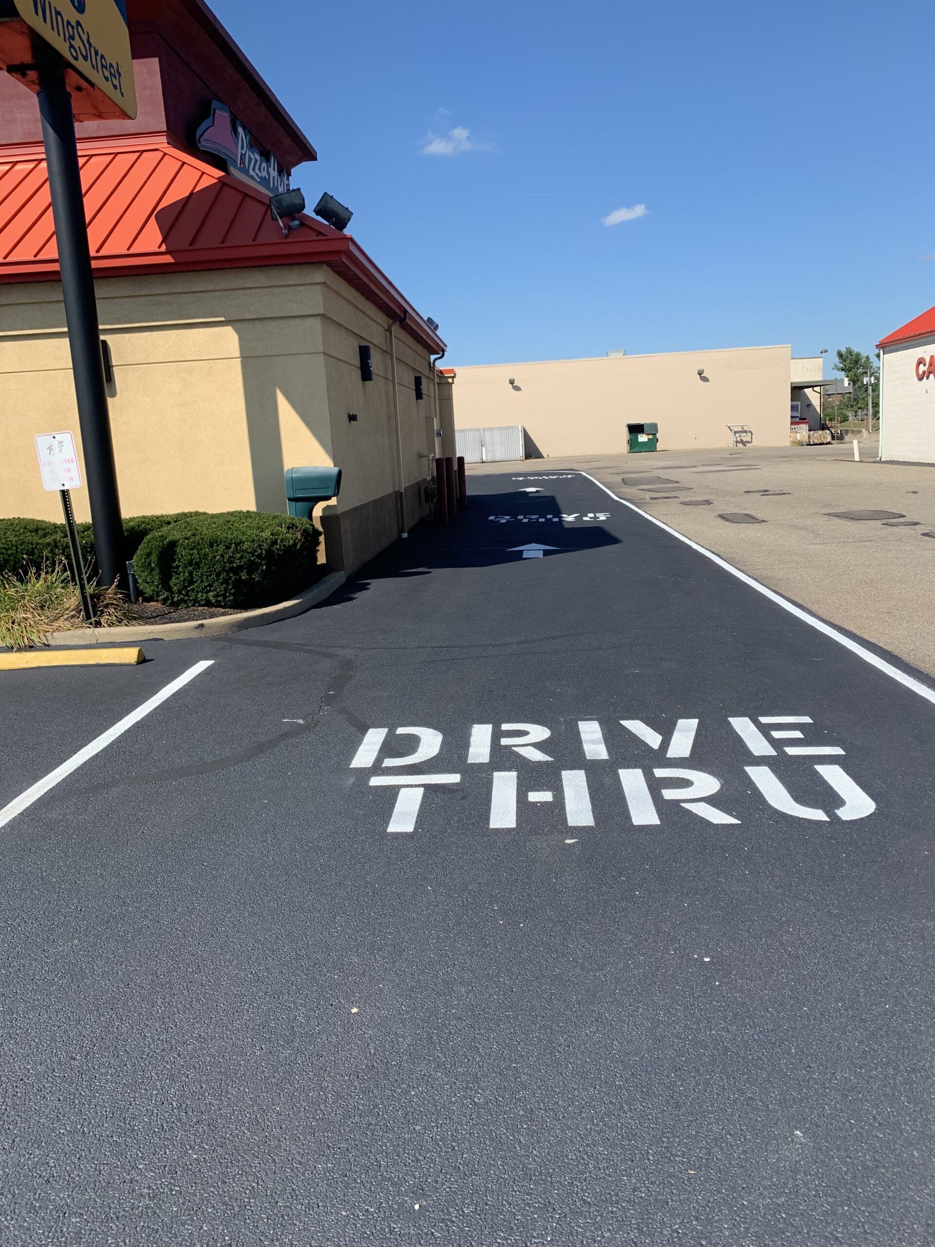 Drive Thru — Canton, OH — Milhoan Asphalt Maintenance Inc
