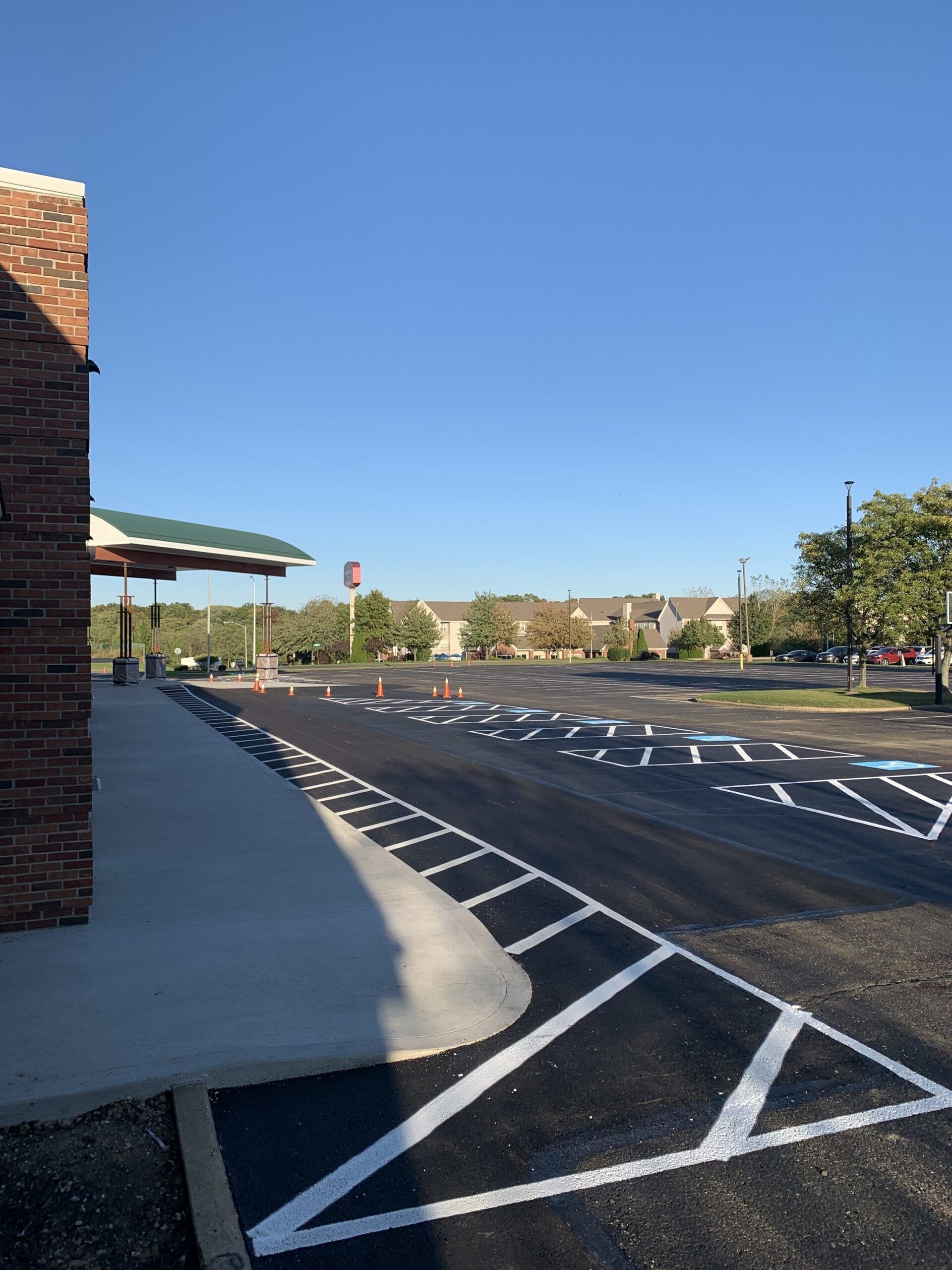 Parking Divider — Canton, OH — Milhoan Asphalt Maintenance Inc