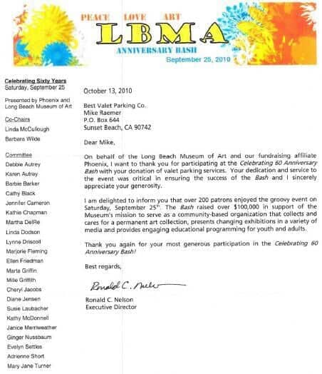 LBMA Letter