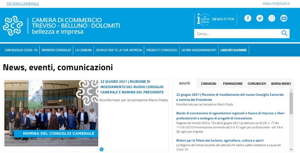Sito Camera di Commercio