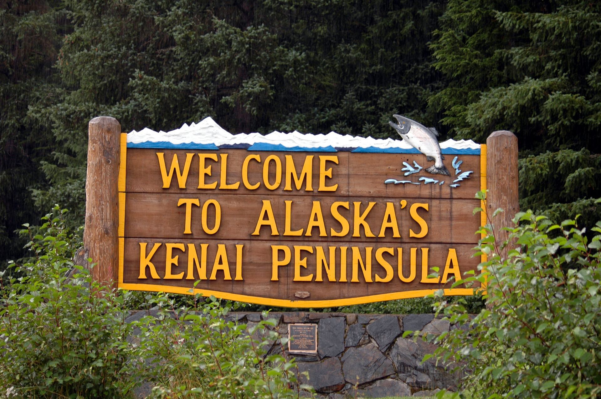 welcome to Kenai sign