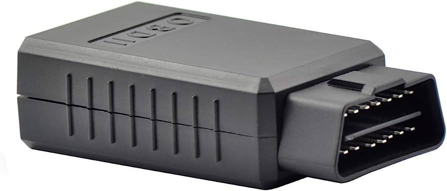 A black box with a lot of holes in it on a white background.