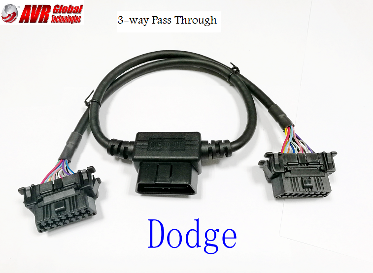 A picture of a 3 way pass through for dodge