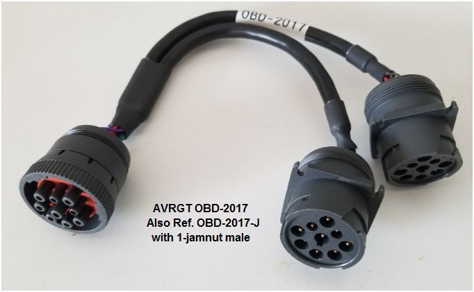 A black cable with two connectors on a white surface