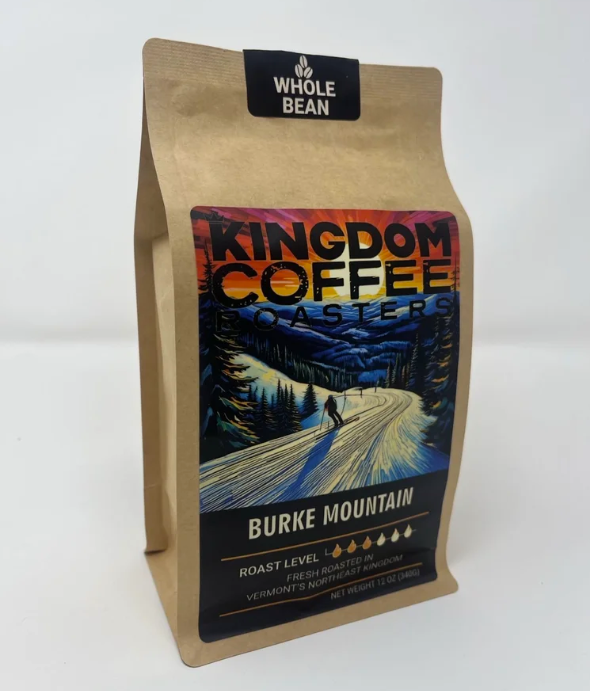 Locally roasted coffee from Kingdom Coffee Roasters makes a perfect Holiday Gift.