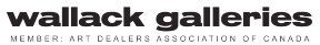 Wallack Galleries logo with text 