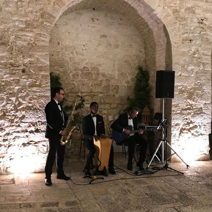 Destination Wedding Band in Puglia - Francesca Gramegna Music - Aperitif Trio @ Masseria Bonelli - Noci