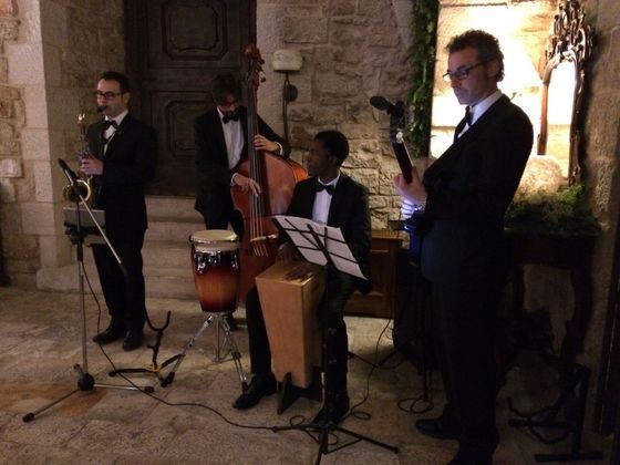 Destination Wedding Band in Puglia - Francesca Gramegna Music -  Aperitif Quartet @ Palazzo Marchesale - Turi