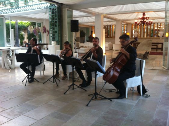 Destination Wedding Band in Puglia - Francesca Gramegna Music - String Quartet @ Plenilunio alla Fortezza - Polignano a Mare