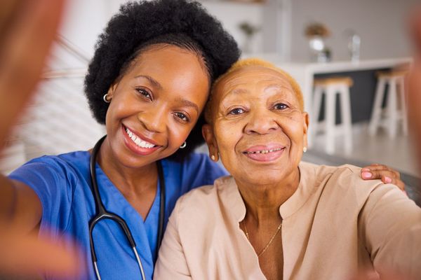 nurse with patient 