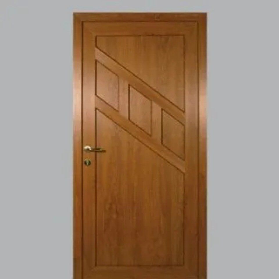 Portoncino colore ciliegio con due traversi