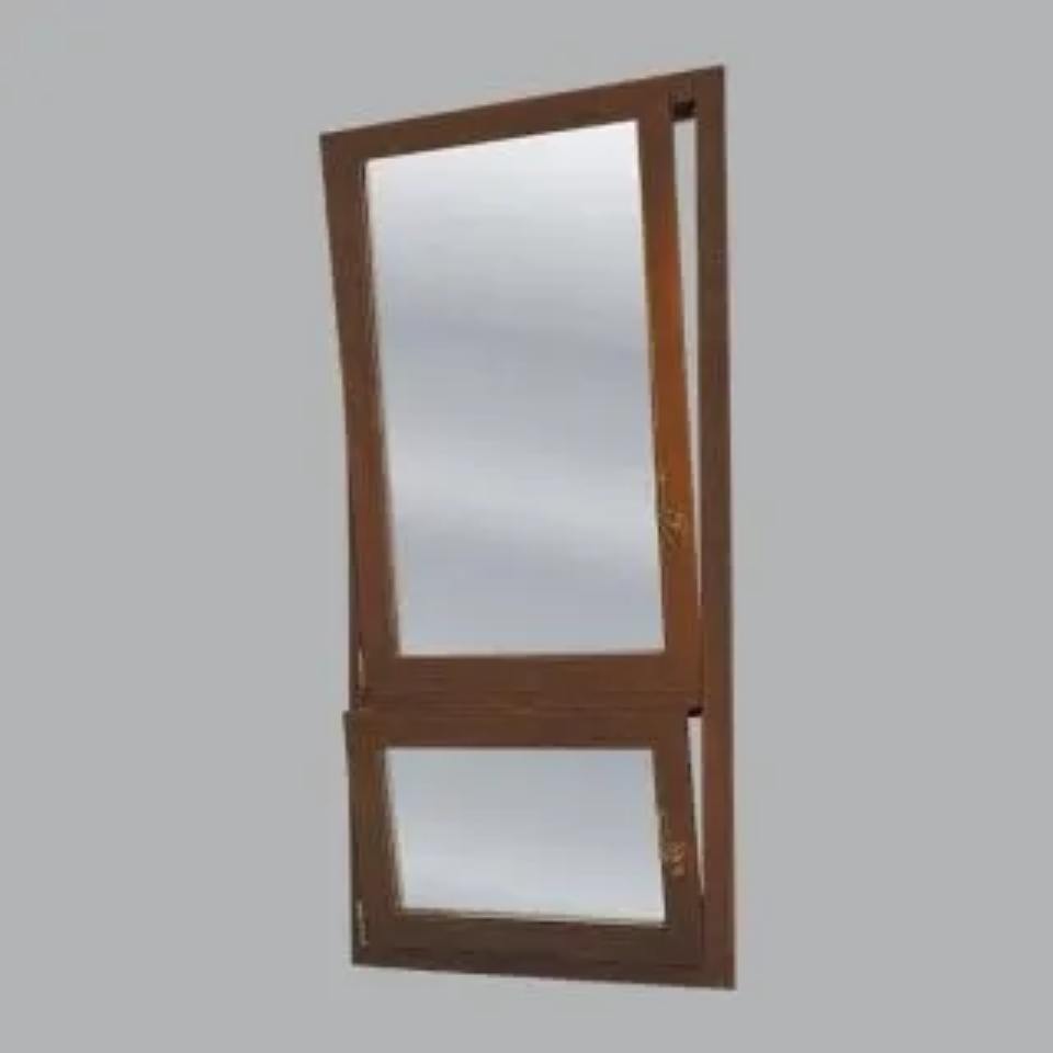 Serramento a due ante ciliegio