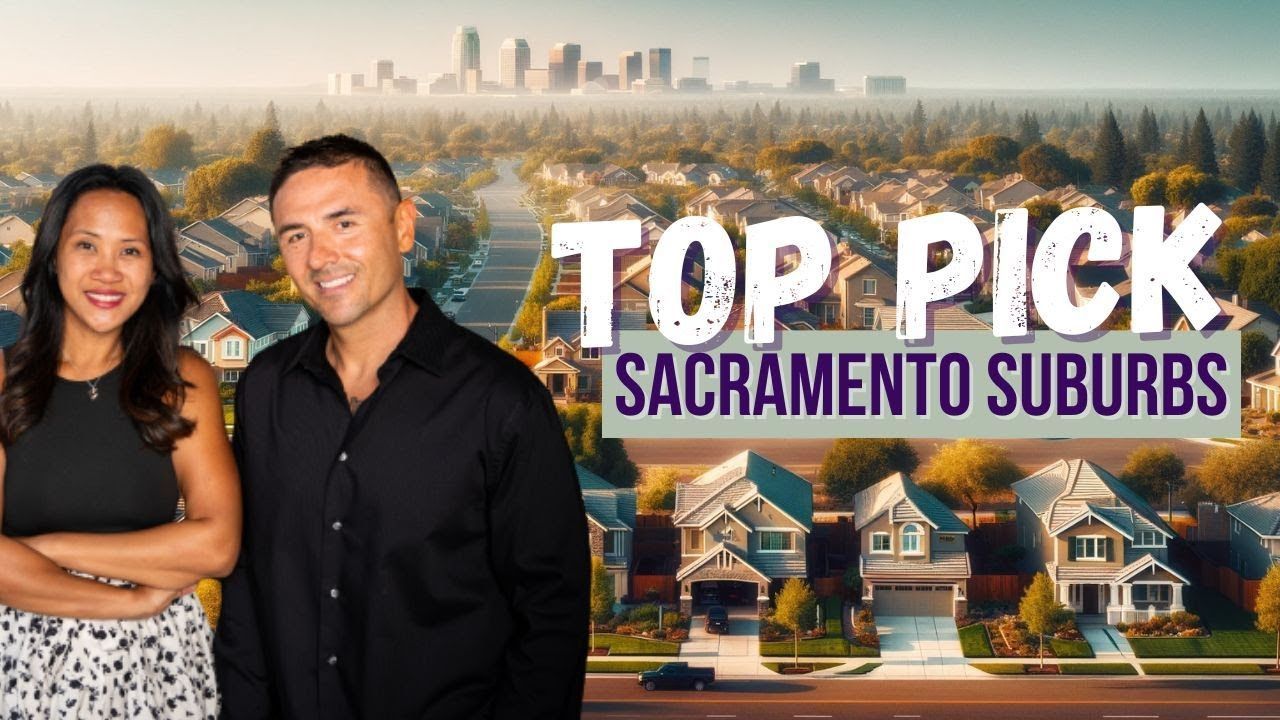 Two people in front of a city scene, 