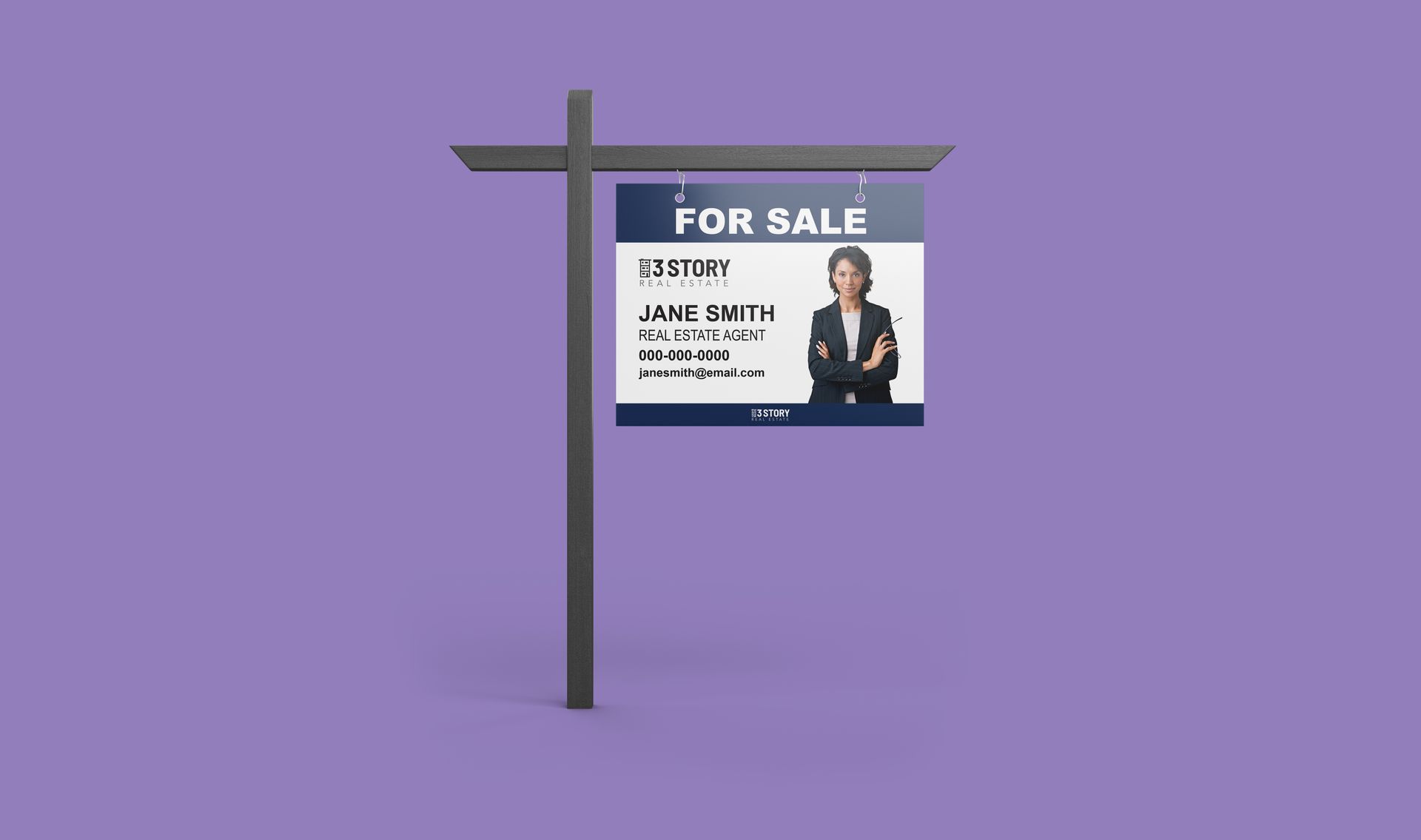 Real Estate Agent Sign 