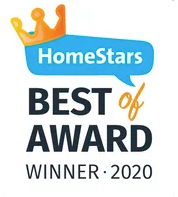 Homestars best of award winner 2020 logo