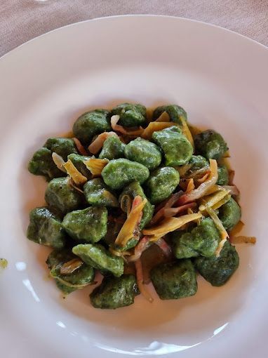 gnocchetti agli spinaci con pancetta