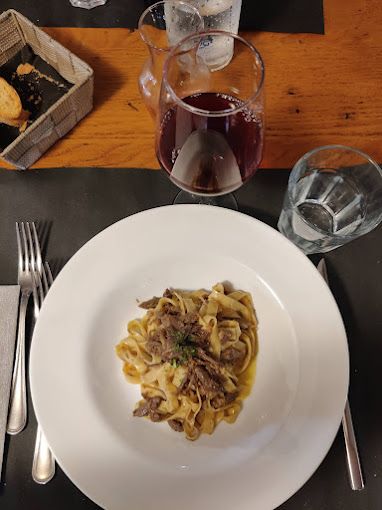 tagliatelle con sugo di carne