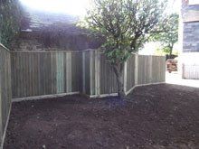 For garden fencing in Yelverton call James Hilton Fencing