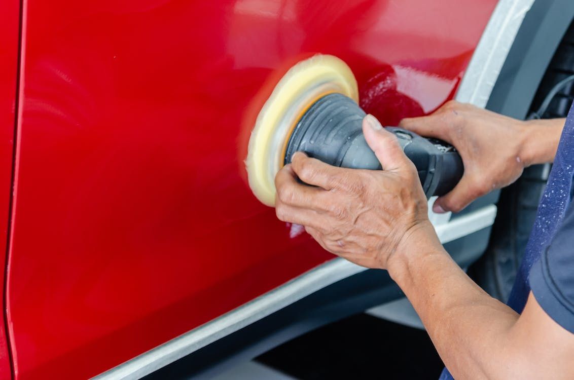 Painting Dents on a Car — Bumpers plus Cairns in Bungalow, QLD
