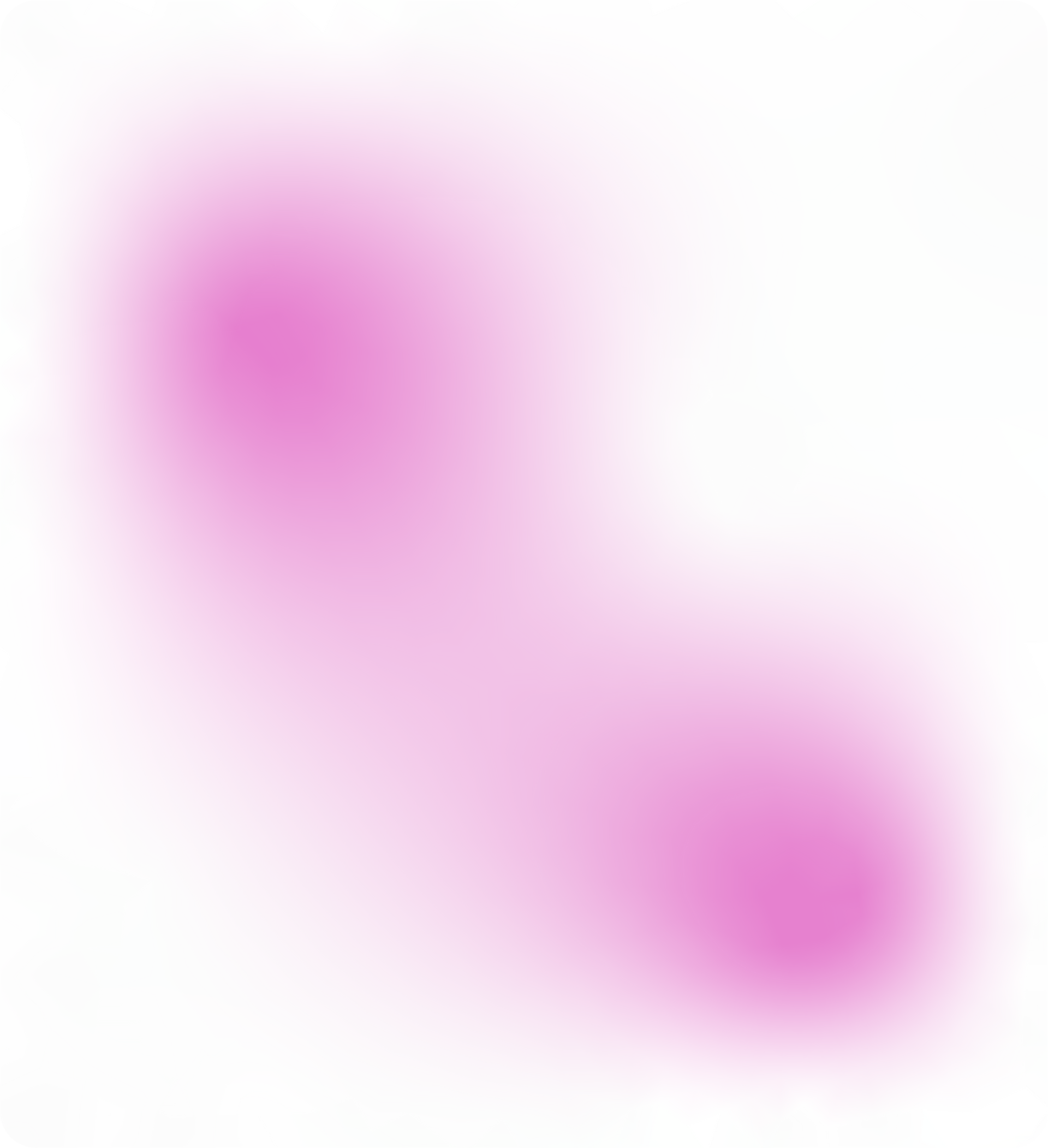 Two connected, blurred pink blobs on a white background.