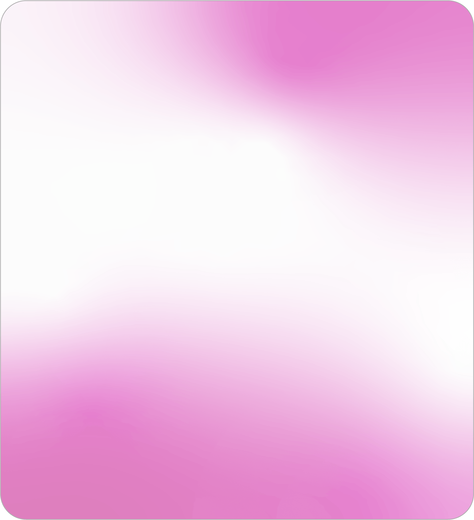 a pink square with a white border and a blurred background .